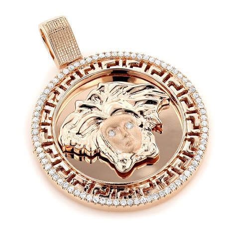 versace pendants|14k gold versace pendant.